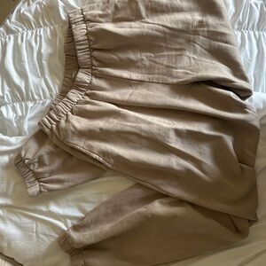 Brandy Melville beige joggers